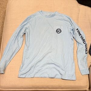 Vineyard Vines Sky Blue Long Sleeve Tee